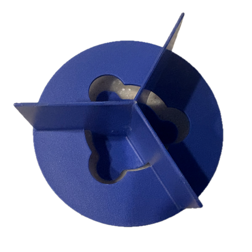 Paté Cat Food Cutter, 3-segment side view